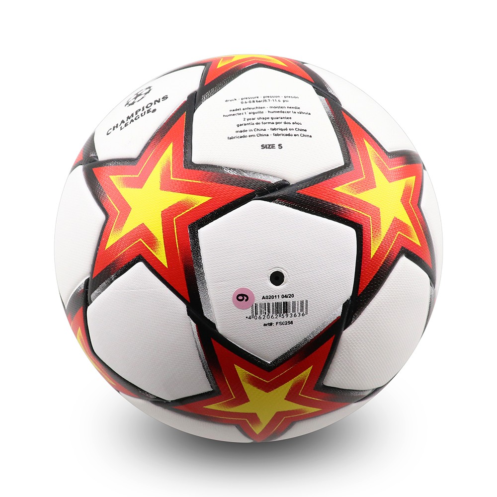 Futbol topu UEFA Seriyası 21-22 Alov Futbol Topu Sürüşməyən Yumşaq Teksturalı Futbol Topu Ölçü 5