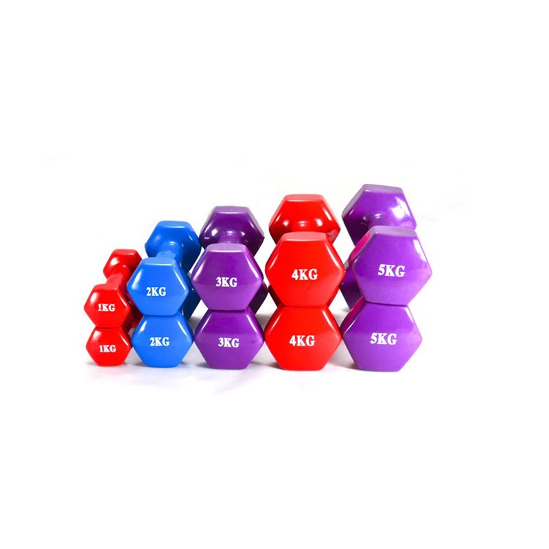SWEAT Kauçuk Örtüklü Qantel Dəsti 2x 3kq Toplam Ağırlıq 6kq