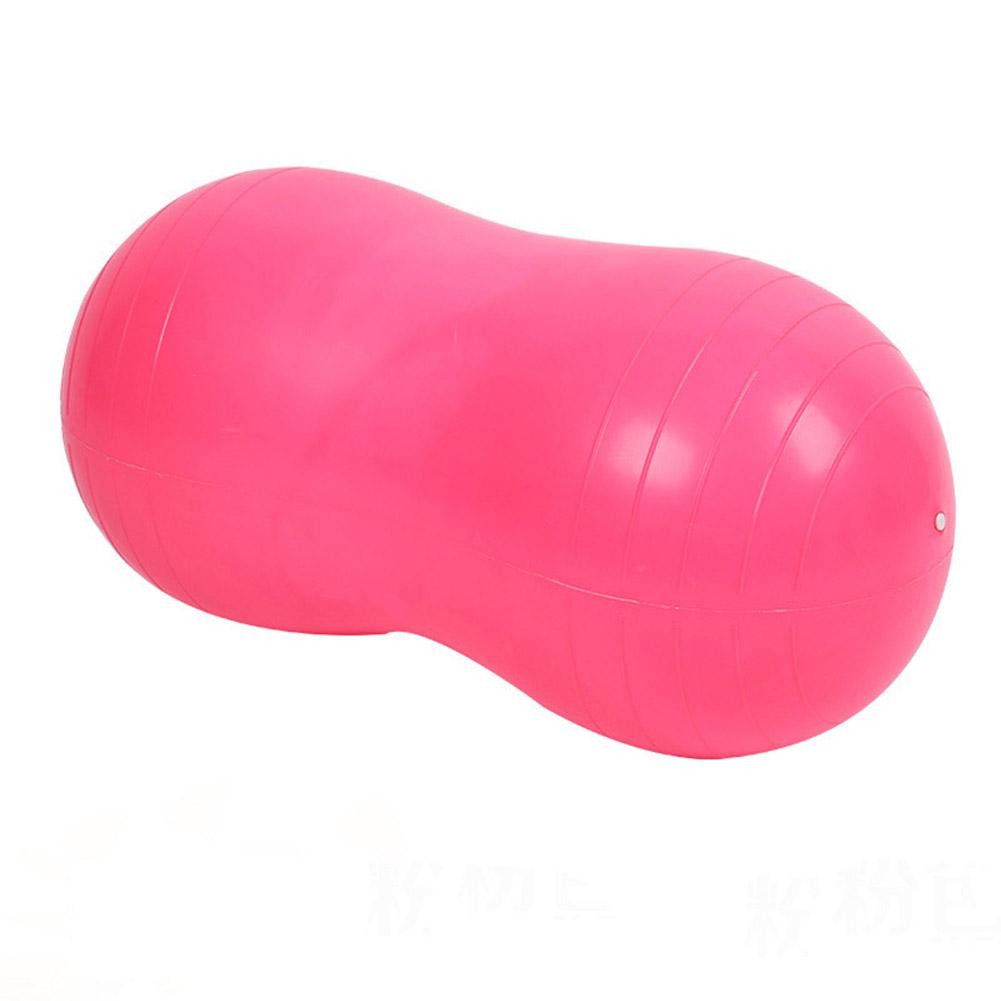 Yoga Plastes Üçün Uzunsov Pilates topu Ortada Trapezoid Oval Pilates Topu