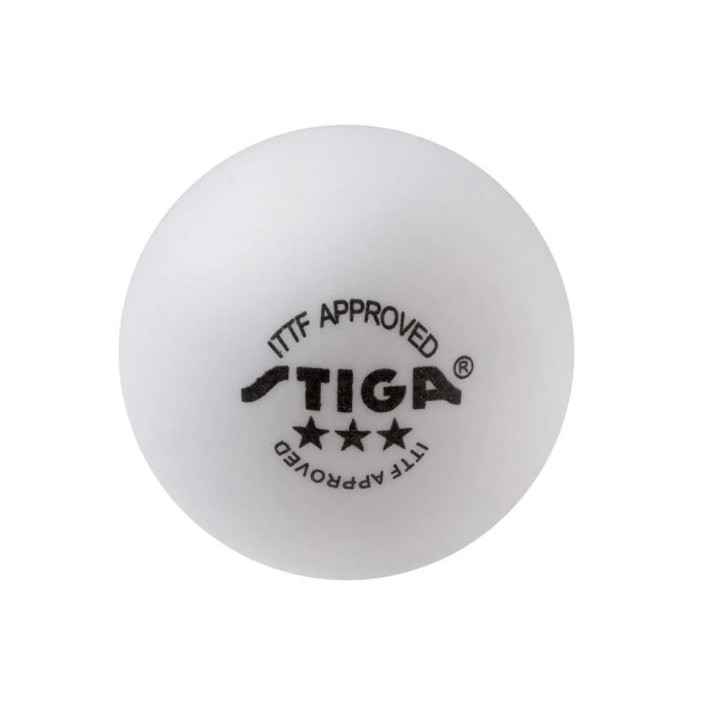 Stiga Competition Beyaz Rəngli Ping Pong Masaüstü Tenis Topu  Topu 40mm Plastik Masa Tenisi Topu