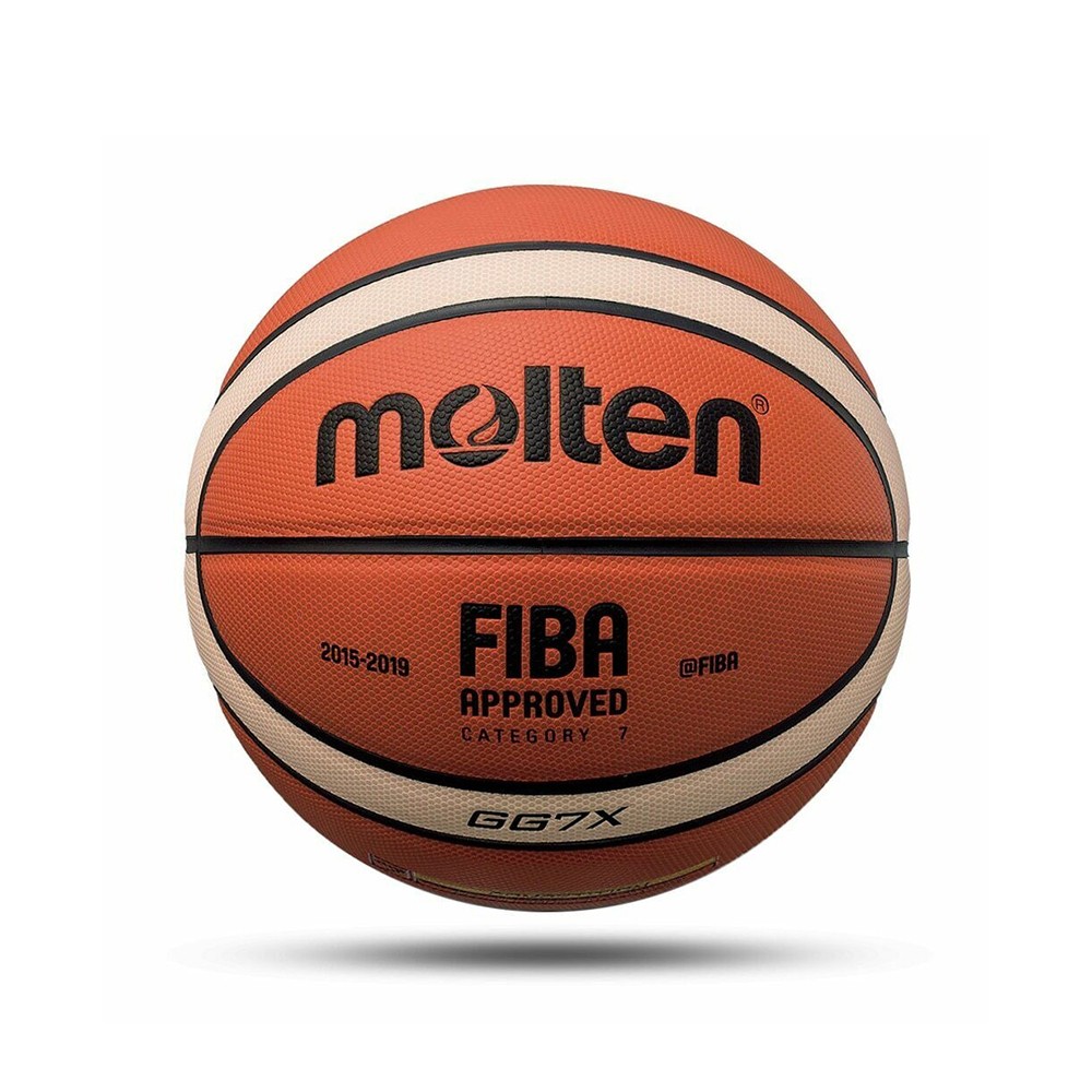 12 Panel Dizaynlı Professional Molten Basketbol Topu 7 nömrə Dəri Basketbol Topu