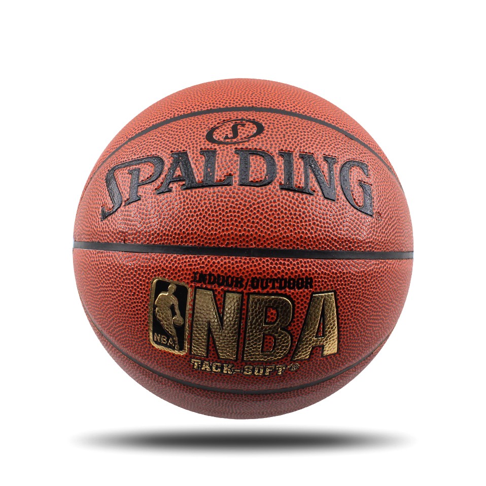 Orijinal Spalding NBA Tack-Soft Kompozit Basketbol Topu Dəri Üzlükli Peşəkar Basketbol Topu Ölçüsü 7