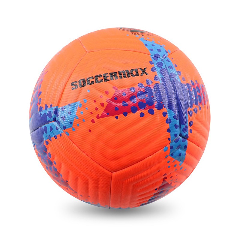 Yeni Dizaynda Orjinal Soccermax Futbol Topu 5 Nömrəli Professional Narıncı Soccermax Futbol Topu