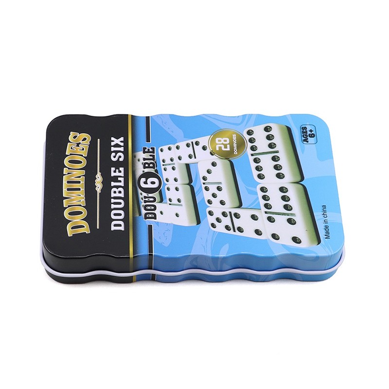 Qəmir Qutuda Zərli Damino Daşı Double Six Dominoes