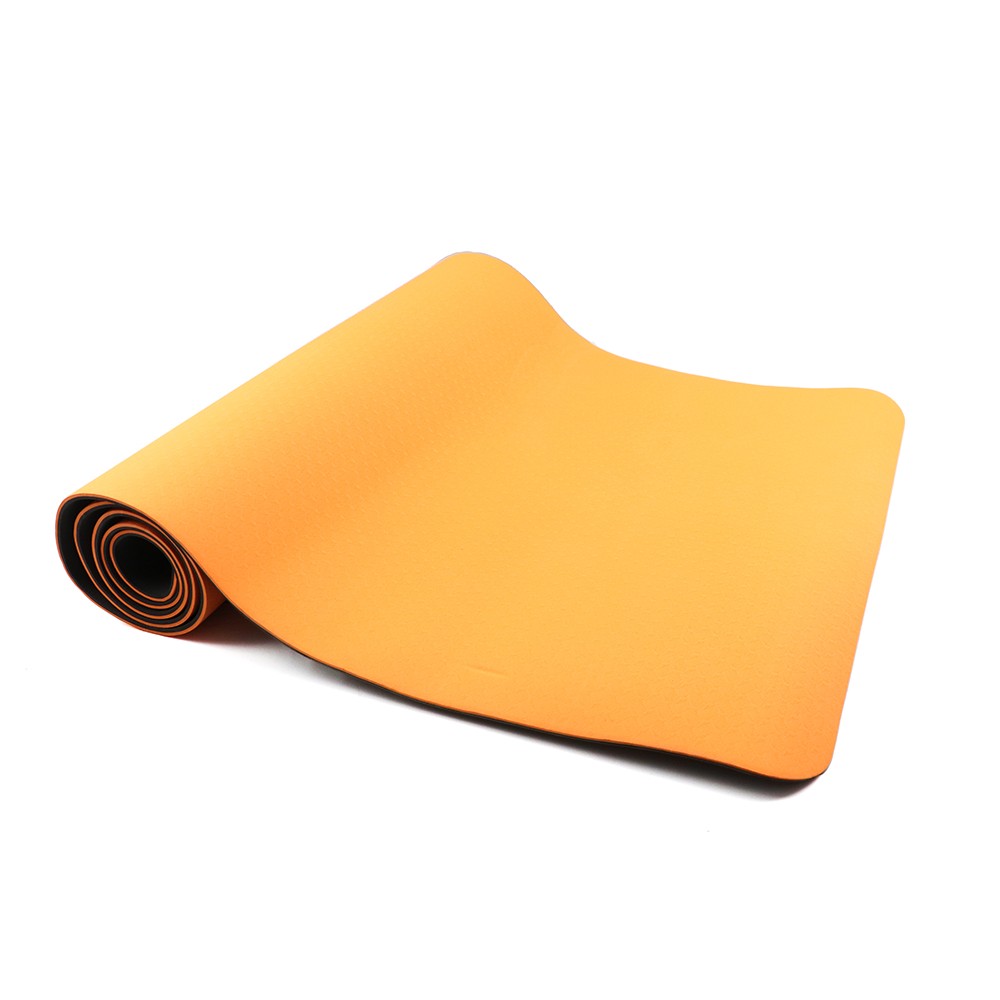 Original Yoga Matt 6 mm İki Tərəfli Rəngli Yoqa Plastes Matı