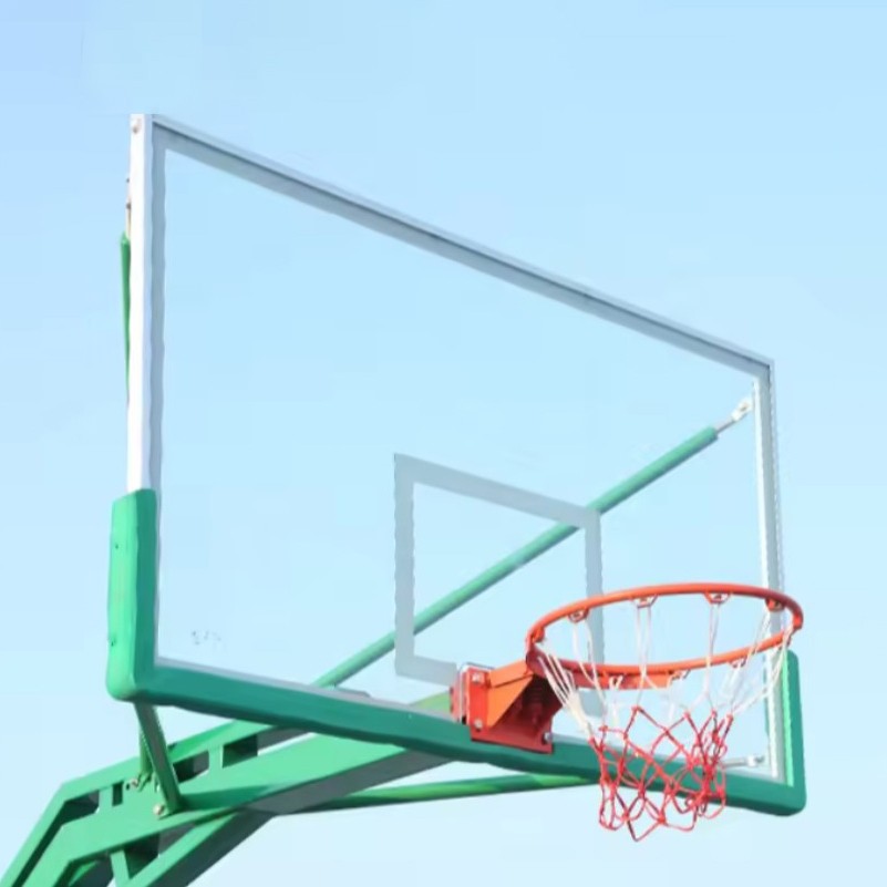 Professional şüşə arxalı basketbol stendi