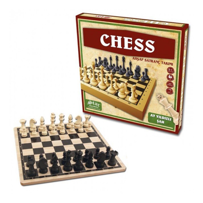 Chess Taxta Şahmat Dəsti 30*30sm Şahmat Fiqurları