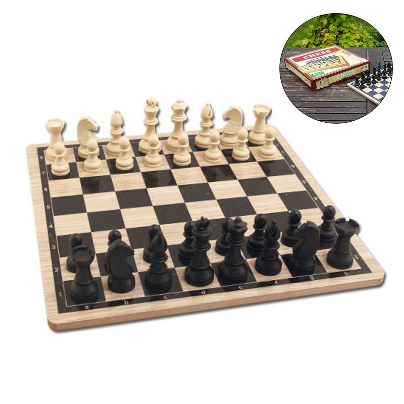 Chess Taxta Şahmat Dəsti 30*30sm Şahmat Fiqurları