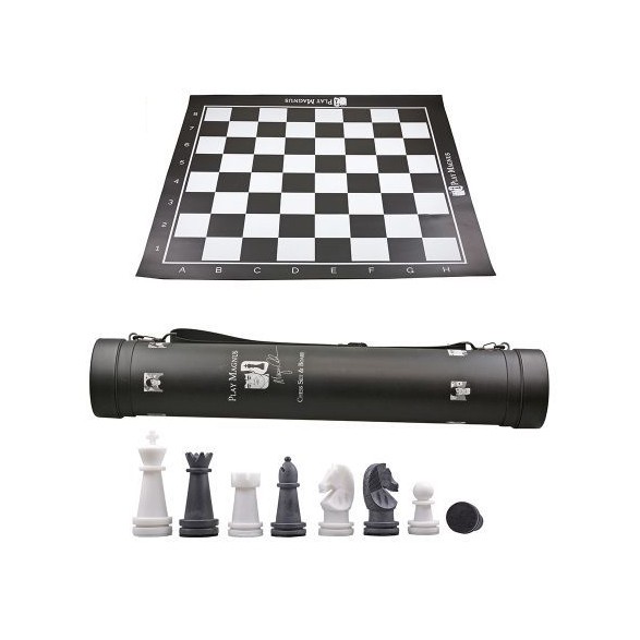 Şahmat Play Magnus Öyrədici Şahmat Dəsti Ağ qara