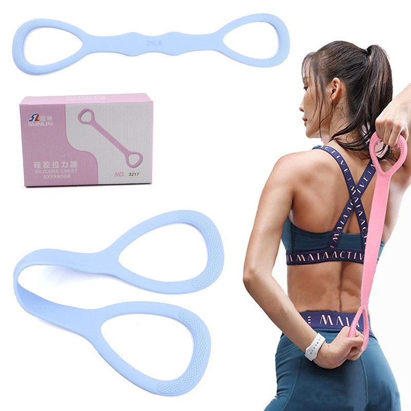 8 Şəkilli Fitness Müqavimət Bandı 25Lb