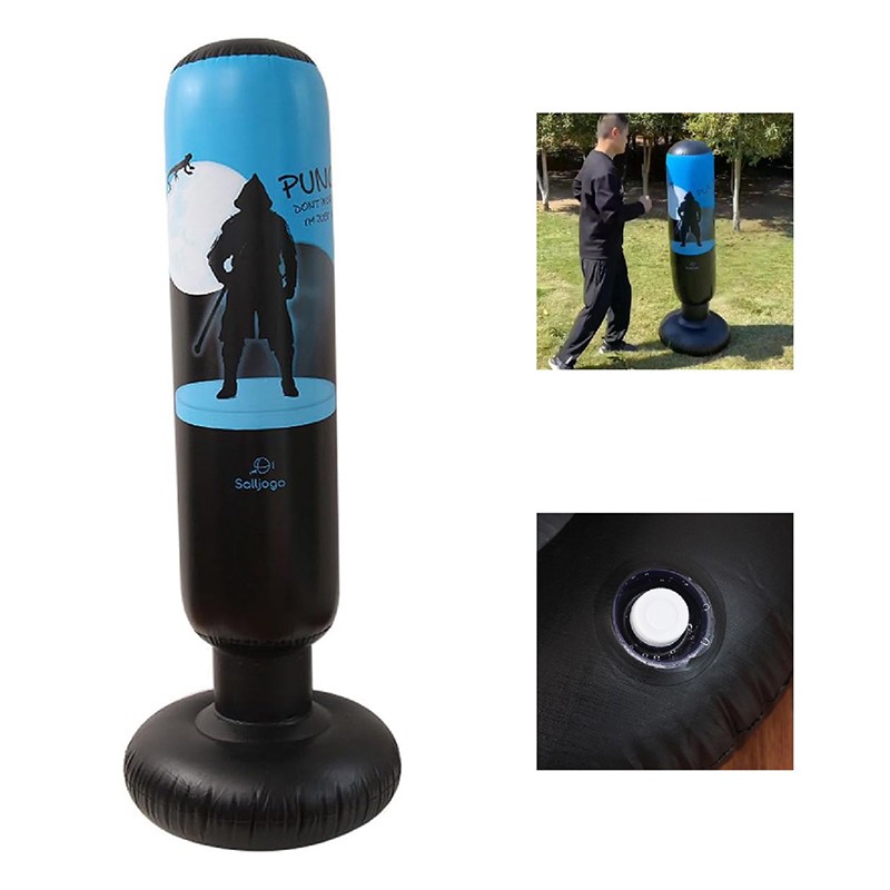 Boks kisəsi, PVC, göy, 150x57 sm
