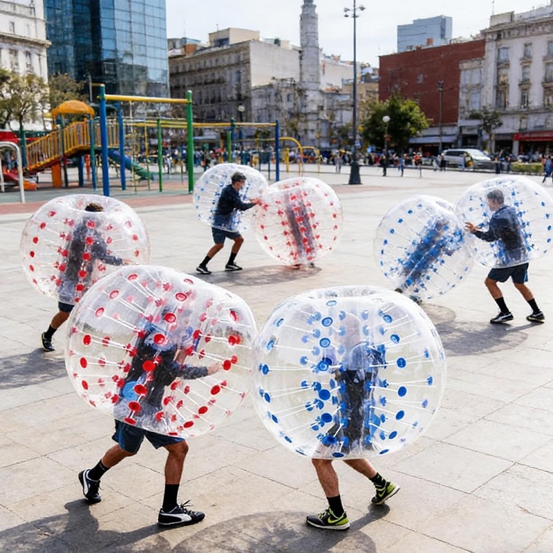 Bubble Soccer Ball Colourful Şişmə Bamper Topu