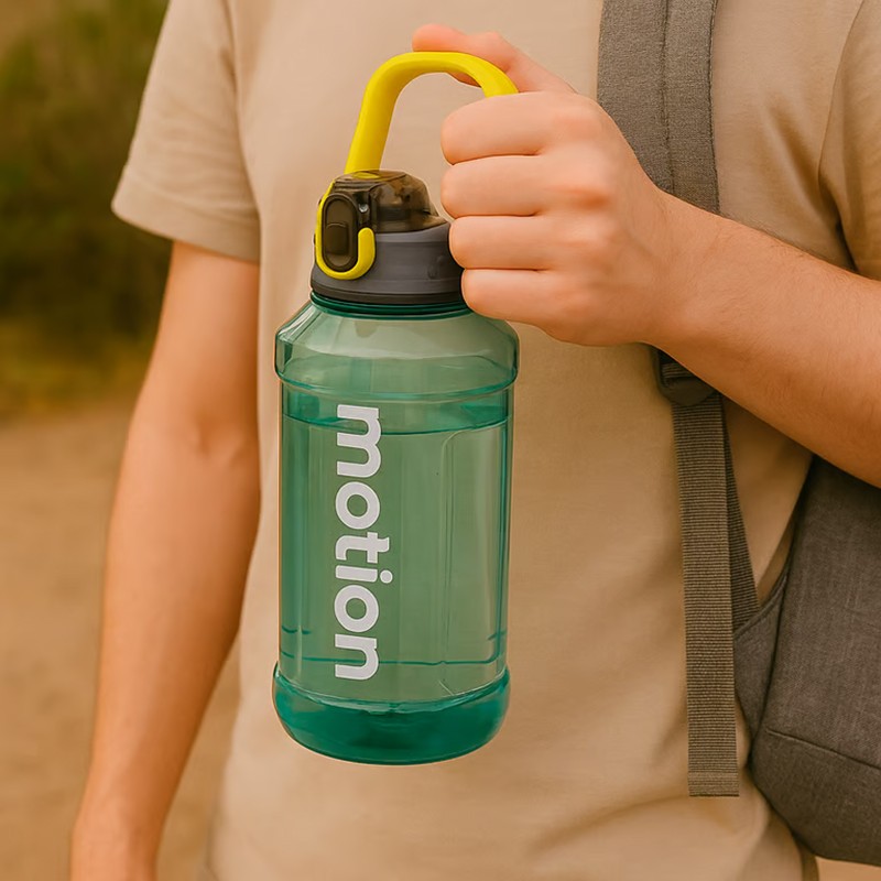 Motion 1480ml Boz Şəffaf Su Şüşəsi