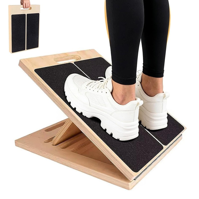 Ayaq məşqləri üçün Tənzimlənən taxta lövhə